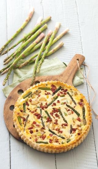 Chřestový quiche