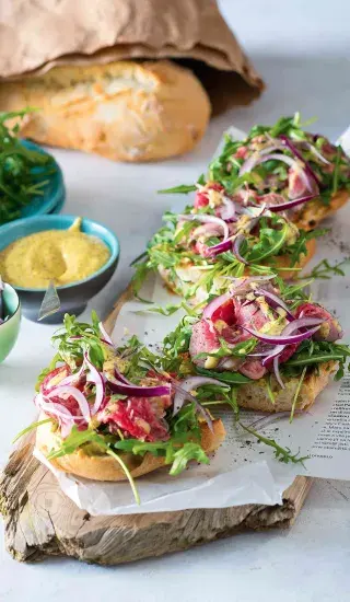 Ciabatta s vařeným ,rostbífem‘