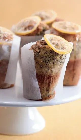 Citronové muffiny s mákem