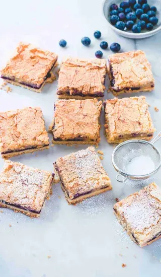 Citronovo-borůvkové řezy