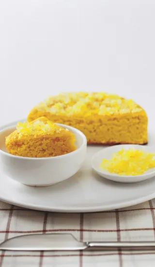 Citronovo-cizrnový koláč