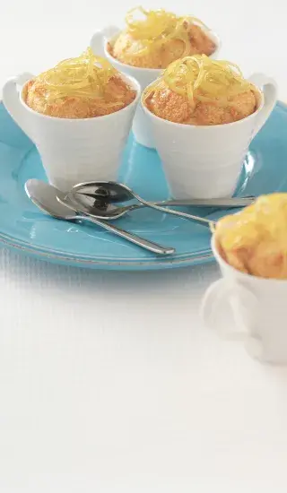 Citronovo-kokosové pohárky