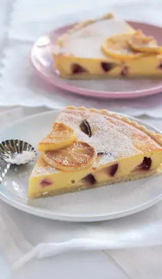 Citronový cheesecake