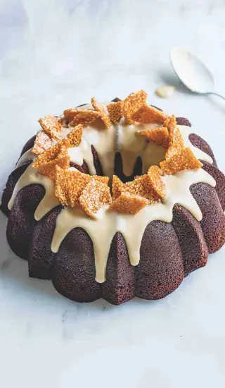 Čokoládová bábovka s tahini