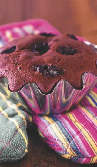 Čokoládová buchta se švestkami