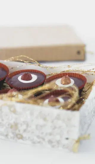 Čokoládové bonbony se sušeným ovocem a oříšky