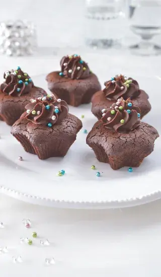 Čokoládové dortíky bez mouky