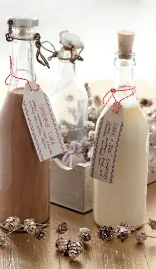 Čokoládový likér se skořicí