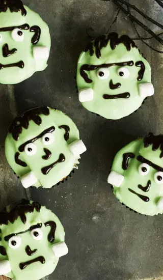 Frankensteinovy cupcaky