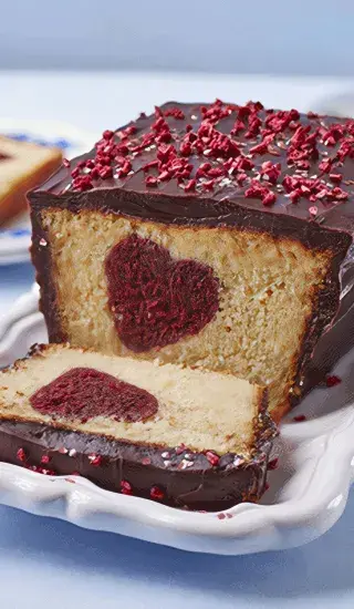 Chlebíček s ukrytým srdcem