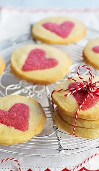 Valentýnské sušenky