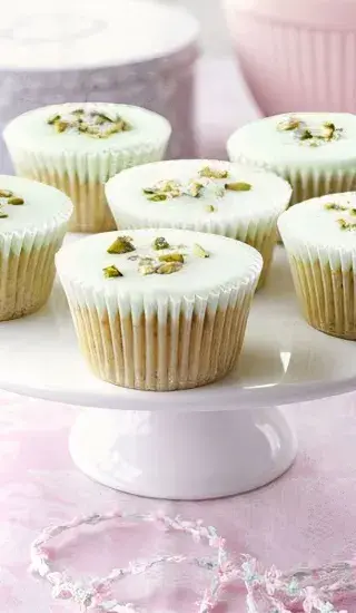 Pistáciové cupcaky