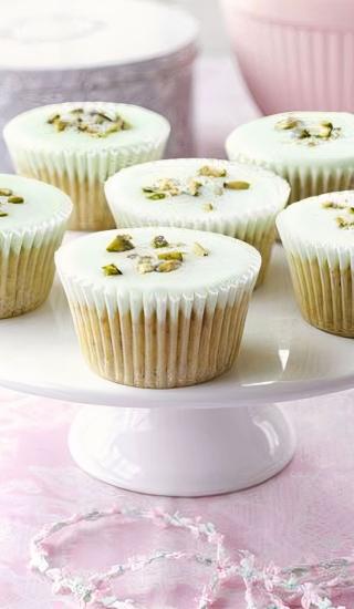 Pistáciové cupcaky