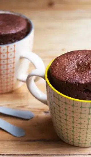 Mug cake z mikrovlnky