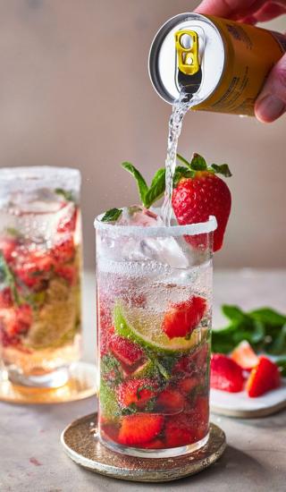 Jahodové mojito