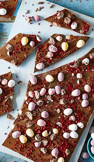 Velikonoční lámaná čokoláda