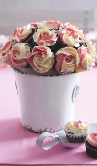 Sladká kytice cupcaků