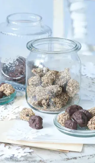 Plněné švestky v čokoládě