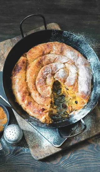 Dýňový štrúdl (bulharský tikvenik)