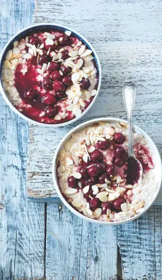 Fermentovaná kaše s třešněmi