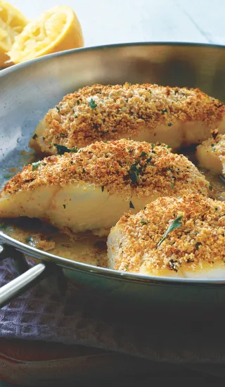 Rybí filé v sýrové krustě