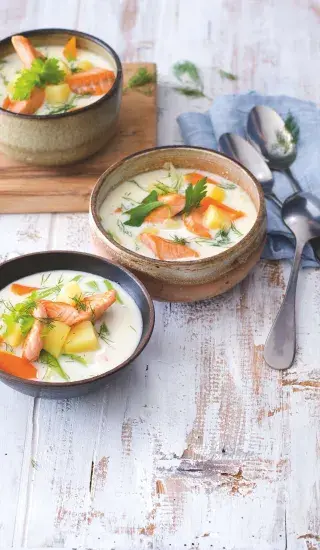 Finská rybí polévka