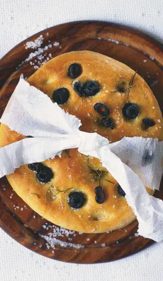 Italský chléb focaccia