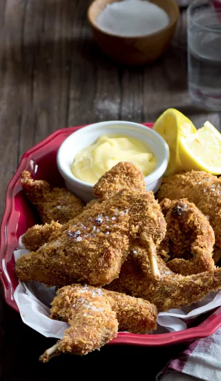 Obalované králičí řízky