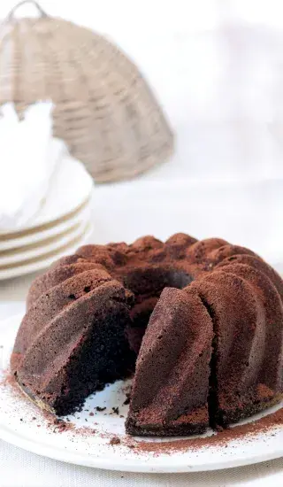 Cizrnová kakaová buchta