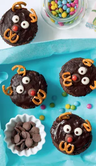 Stádo čokoládových sobů