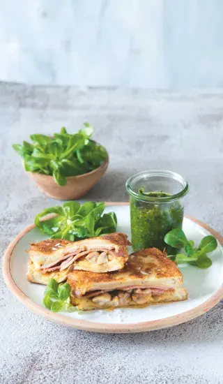 Francouzský toust se žampiony