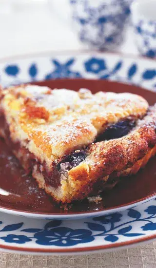 Františkánský švestkový koláč