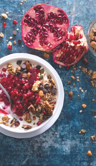 Granola s banánem