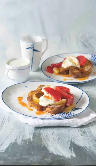 Grepový francouzský toust