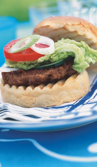 Grilované hamburgery