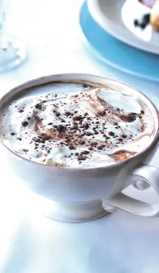 Krémová horká čokoláda