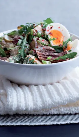 Hovězí salát s křenem