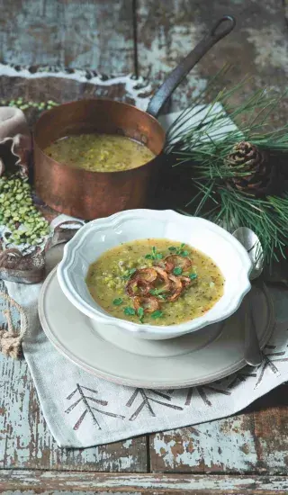 Hrachová polévka