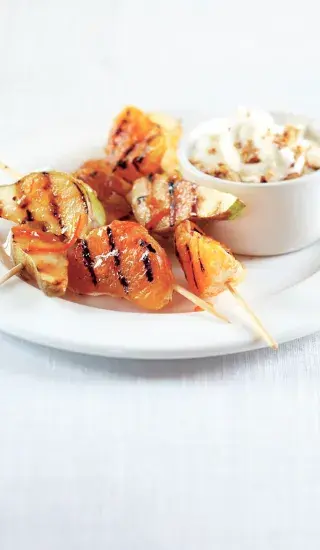 Špíz hruška a pomeranč