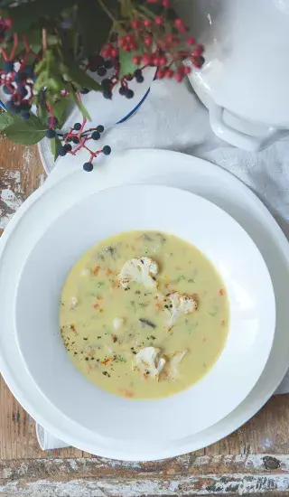 Husí kaldoun se šafránem