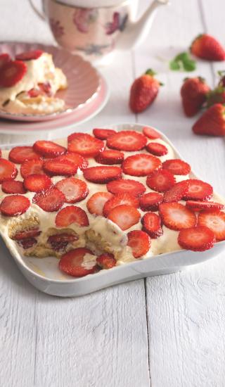 Tiramisu s jahodami