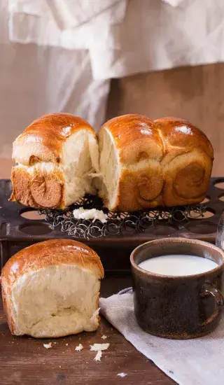 Japonský mléčný chléb