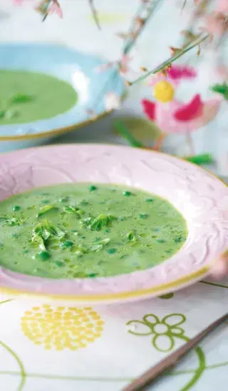 Jarní hrášková polévka