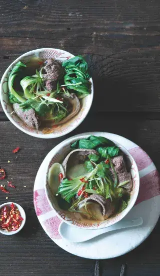 Játrová polévka po čínsku