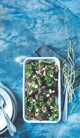 Jehněčí kotletky s brokolicí