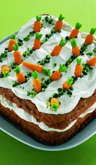 Velikonoční karotkový dort