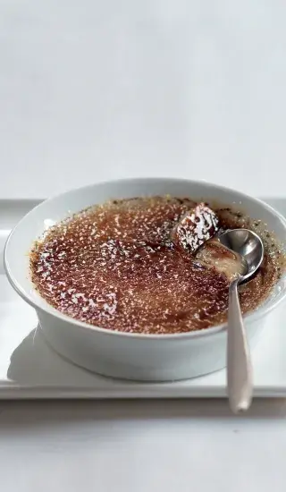 Kávový crème brûlée