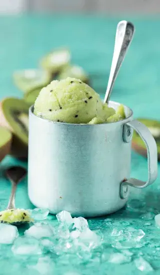  Kiwi sorbet