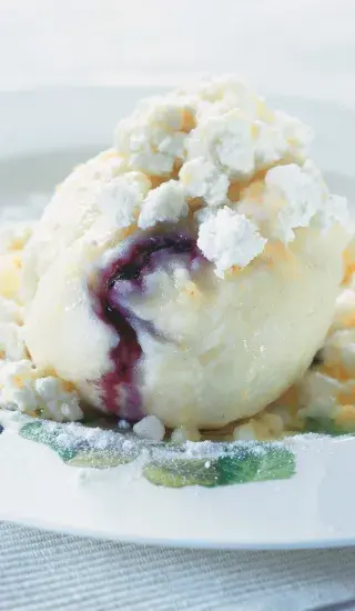 Kynuté ovocné knedlíky