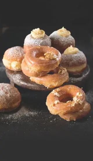 Koblihy & donuty se ciderem a javorovým sirupem podle Maškrtnice